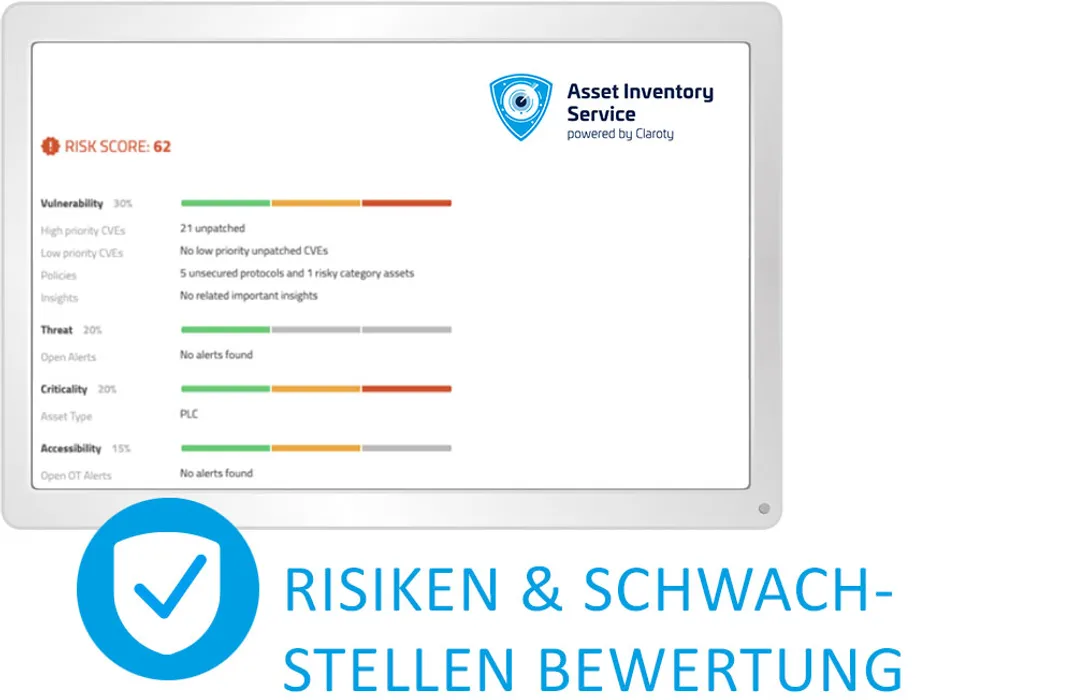 Bild 4:	Mit einer CVE-Liste wird eine einfache und schnelle Bewertung aller Schwachstellen sowohl im industriellen Netzwerk als auch bei den jeweiligen Geräten selbst möglich. (Urheber: Auvesy)